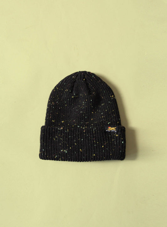 Muttonhead Trail Beanie - Black Rainbow Speckle