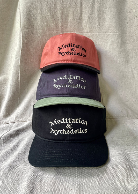 Meditation and Psychedelics Hat- Multiple Colors