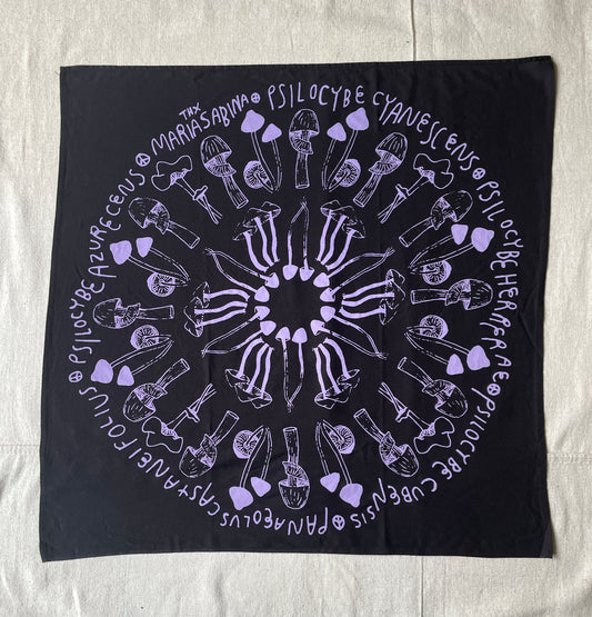 Psilocybe Mushroom Bandana- 4 Colors