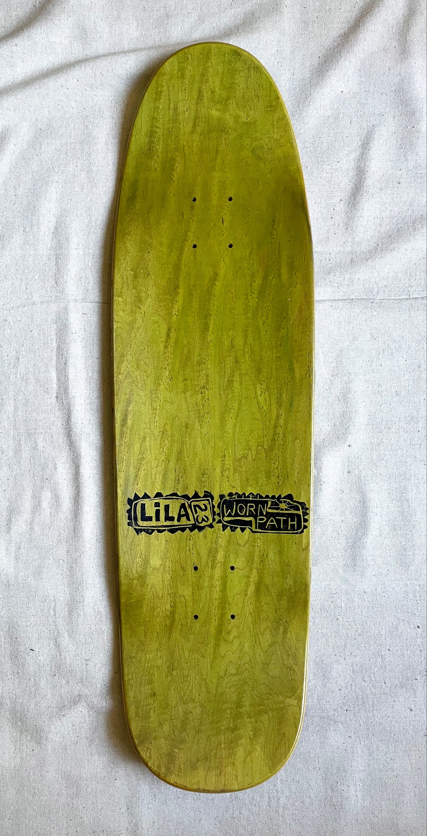 Limited Edition Worn Path / Lila Jarzombek Skateboard Deck 8.0-9.0"