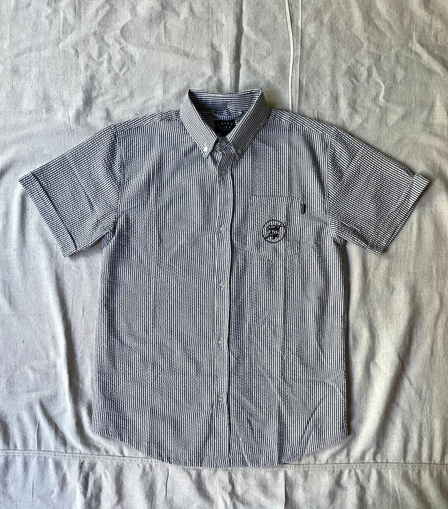 The Quiet Life Seersucker Button Front Shirt