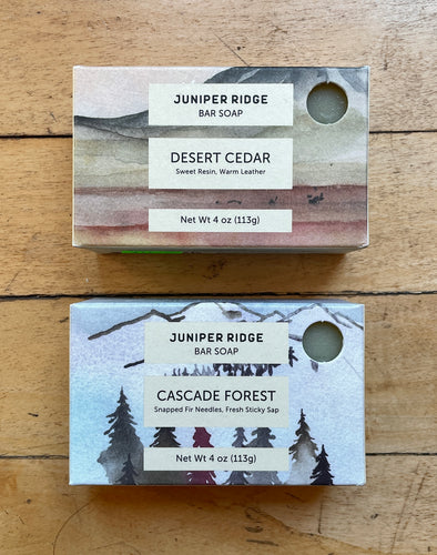 Juniper Ridge Soap Bar- Multiple Scents