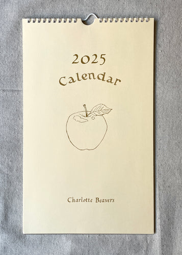 Charlotte Beavers 2025 Riso Calendar