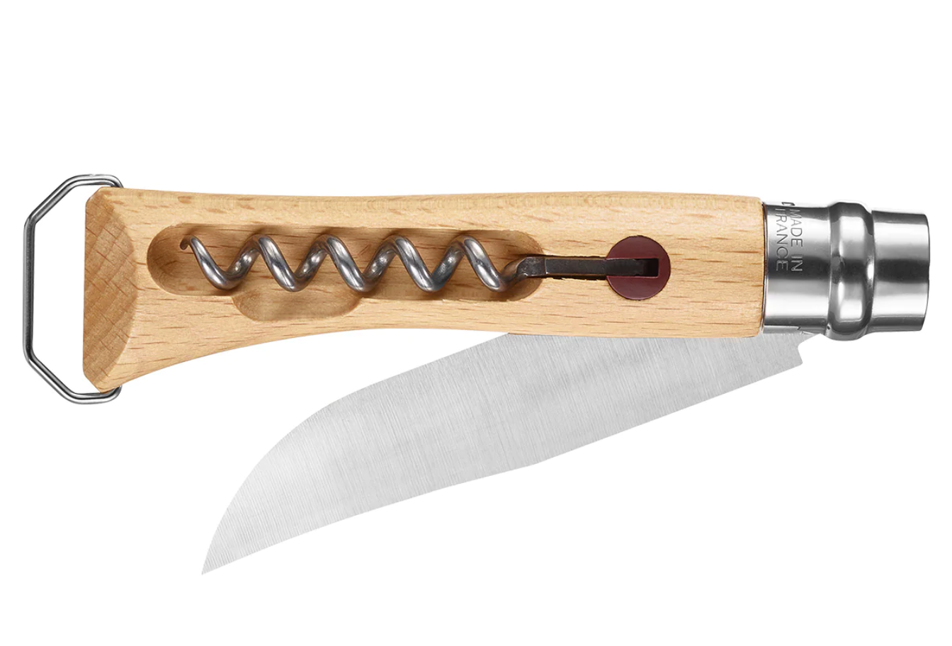 Opinel No. 10 Corkscrew and Bottle Opener Knife