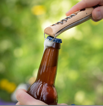 Opinel No. 10 Corkscrew and Bottle Opener Knife