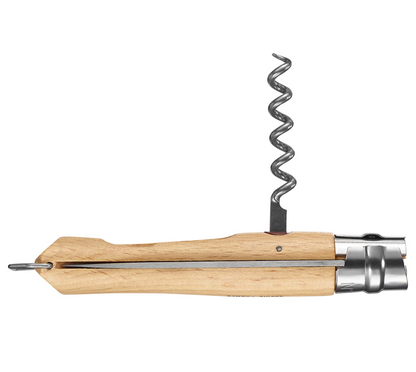 Opinel No. 10 Corkscrew and Bottle Opener Knife