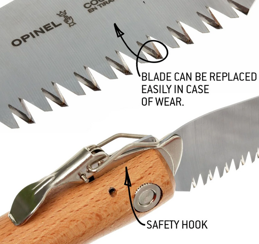 Opinel No. 18 Carbon Steel Folding Saw