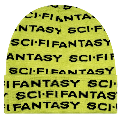 Sci-Fi Fantasy Repeat Logo Beanie- 2 Colors