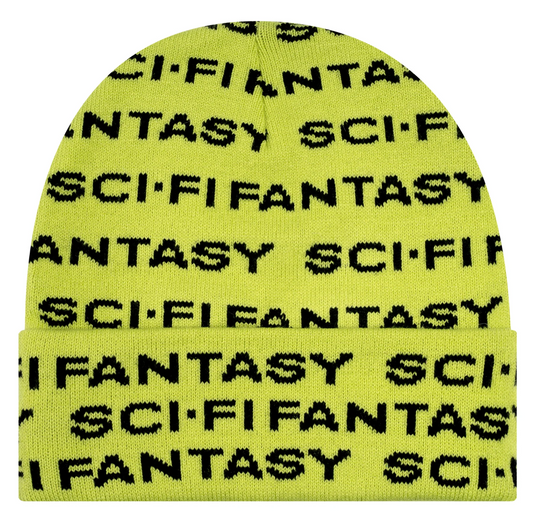 Sci-Fi Fantasy Repeat Logo Beanie- 2 Colors