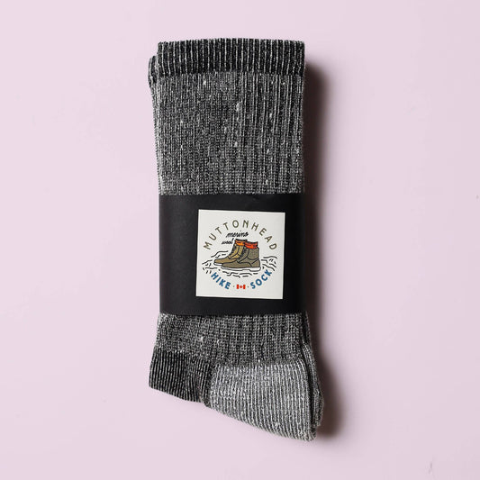 Muttonhead Merino Mountain Hiking Socks - Charcoal