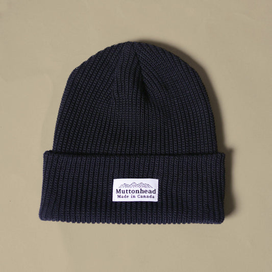 Muttonhead Cotton Knit Beanie - Black