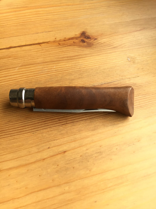 Opinel No. 8 Knife Walnut Handle