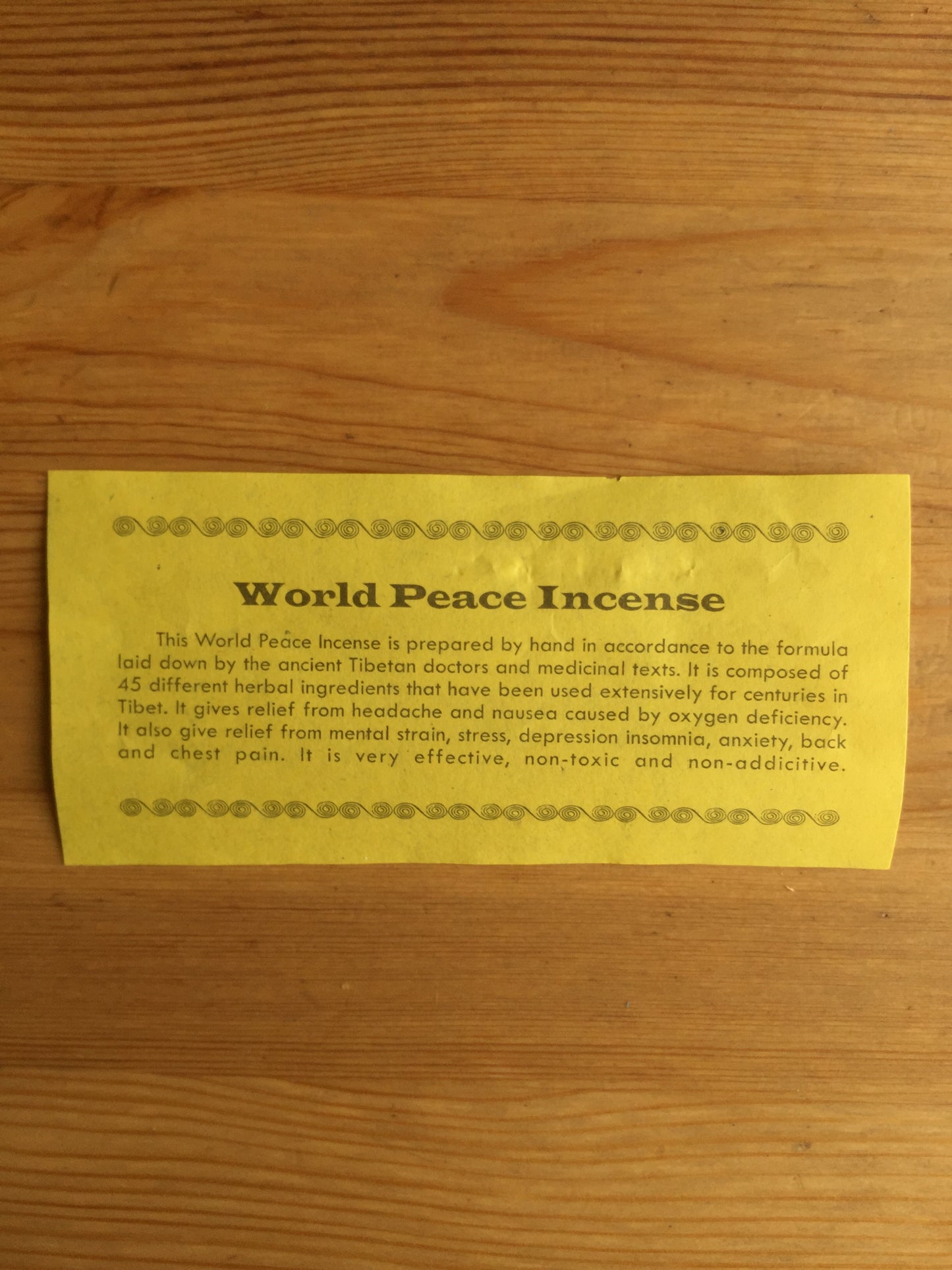 World Peace Incense