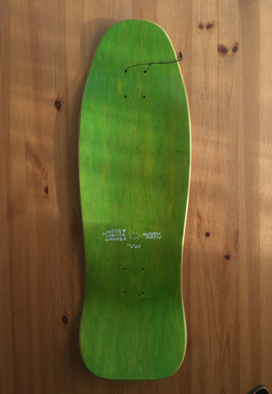 Lindsey Cuenca Walker / Worn Path Limited Edition Screen Printed Skateboard Deck