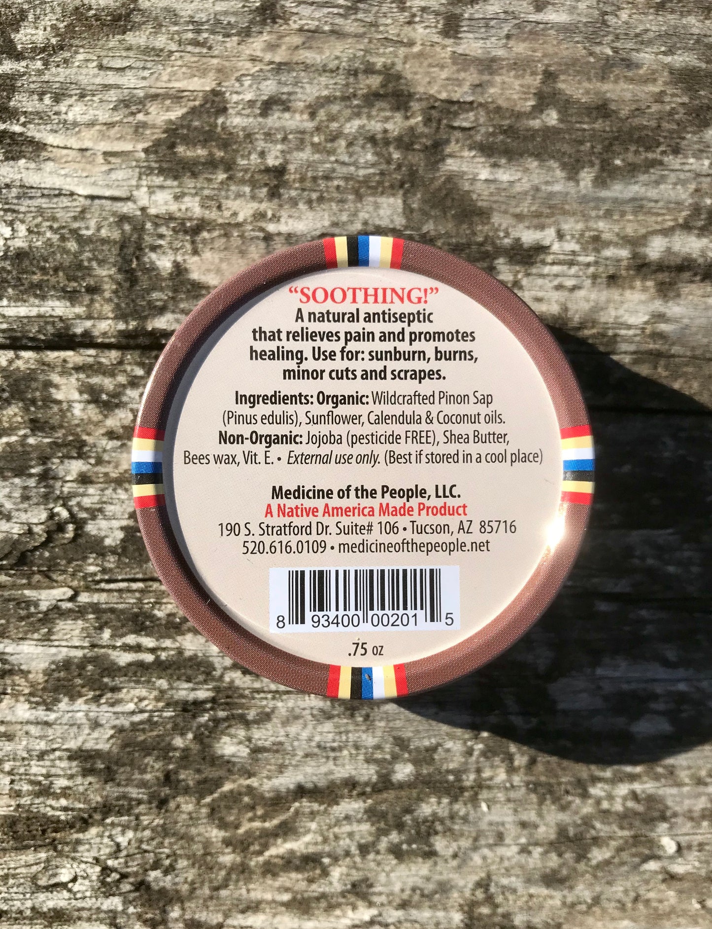 Medicine of the People Pinon Sap Salve