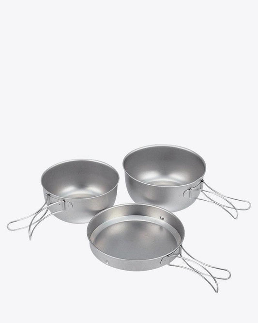 Snow Peak Titanium 3 Piece Cookset